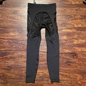 Savage X Fenty Black Mesh Leggings
